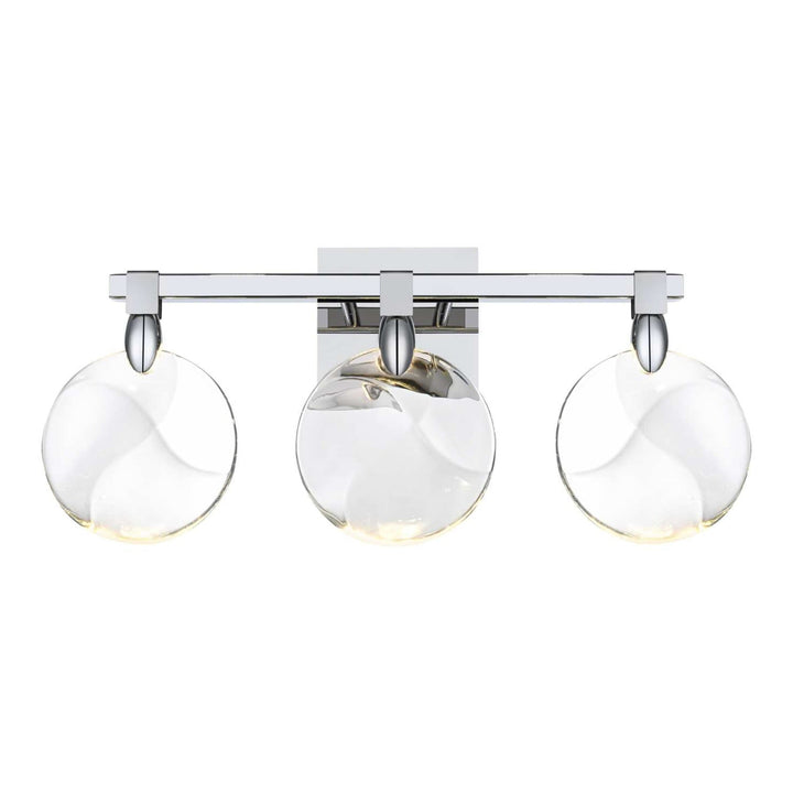 Avery Crystal Wall Sconce in Chrome by Elegant