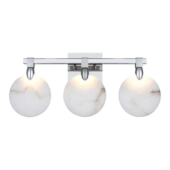 Avery Crystal Wall Sconce in Chrome by Elegant