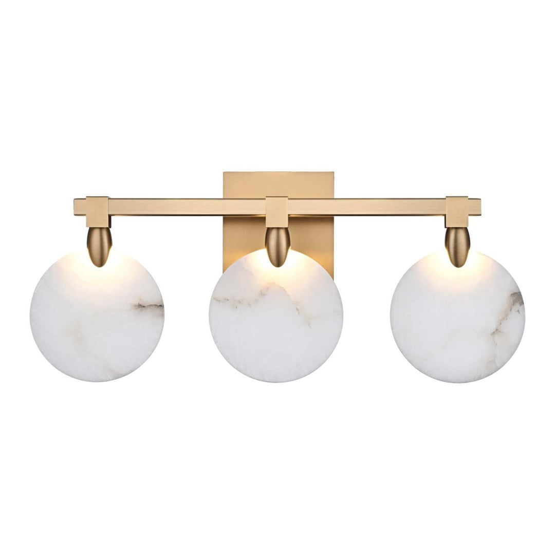 Avery Crystal Wall Sconce in Satin Gold by Elegant