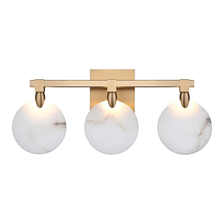 Avery Crystal Wall Sconce in Satin Gold by Elegant