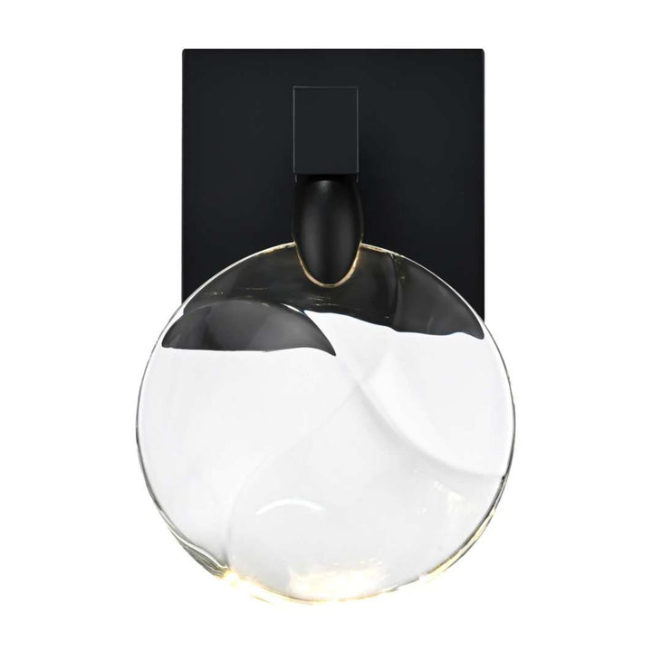 Avery Crystal Wall Sconce in Black by Elegant