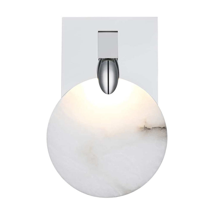 Avery Crystal Wall Sconce in Chrome by Elegant
