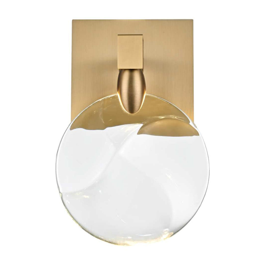 Avery Crystal Wall Sconce in Satin Gold by Elegant