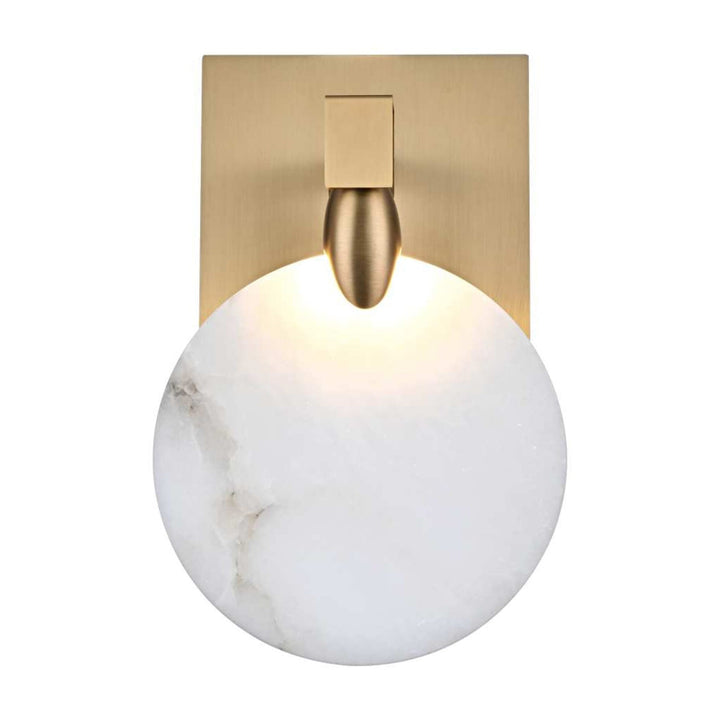 Avery Crystal Wall Sconce in Satin Gold by Elegant