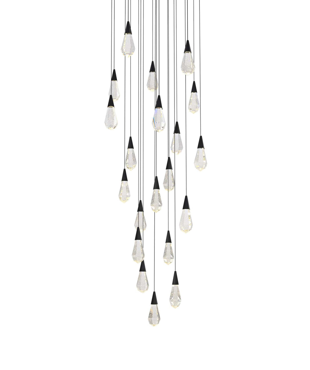 Amora Crystal Chandelier by Elegant - view 2
