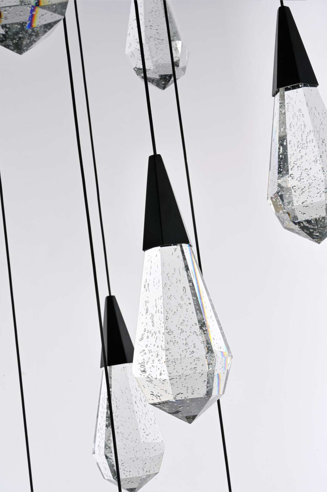 Amora Crystal Chandelier by Elegant - view 4