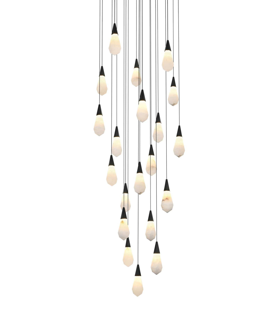 Amora Crystal Chandelier by Elegant - view 8