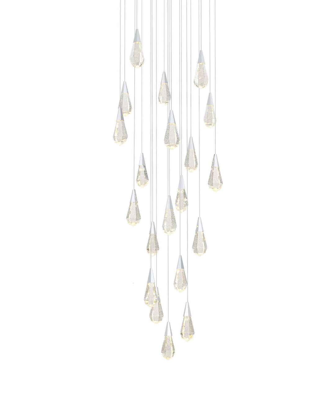 Amora Crystal Chandelier by Elegant - view 14