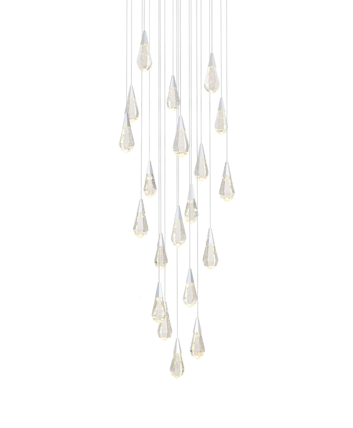 Amora Crystal Chandelier by Elegant - view 14