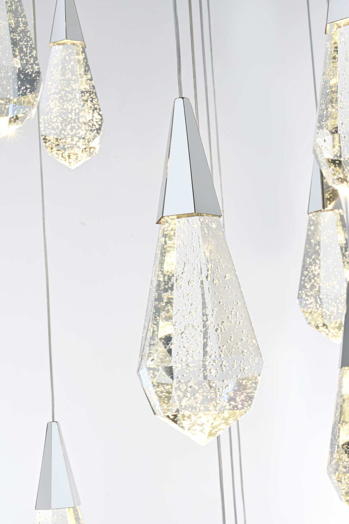 Amora Crystal Chandelier by Elegant - view 15