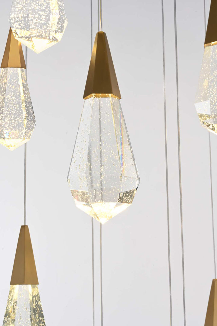 Amora Crystal Chandelier by Elegant - view 99