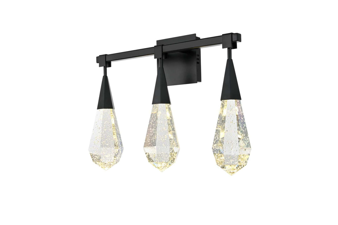 Amora Crystal Wall Sconce by Elegant - view 38