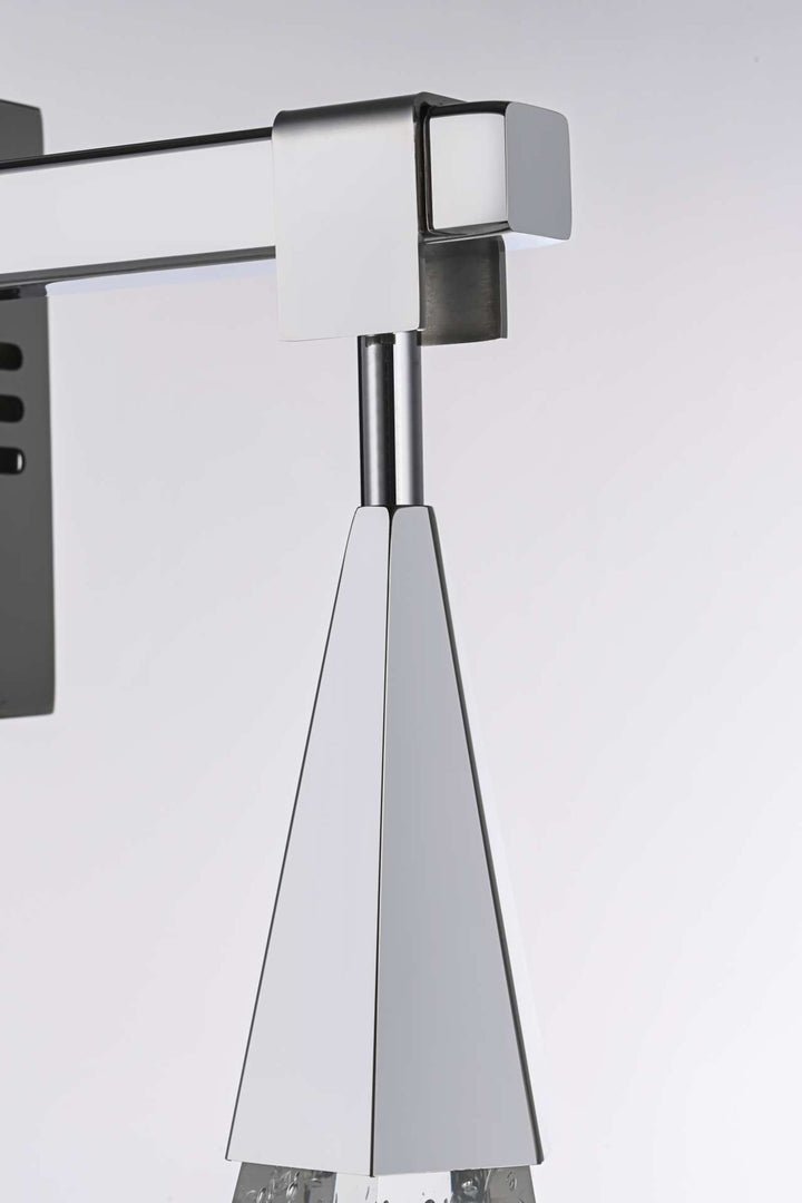 Amora Crystal Wall Sconce by Elegant - view 52