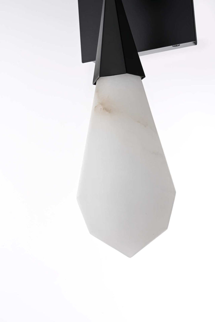 Amora Crystal Wall Sconce by Elegant - view 10