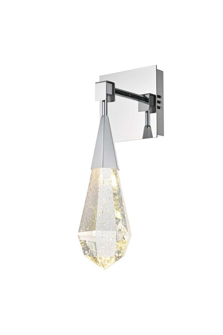 Amora Crystal Wall Sconce by Elegant - view 14