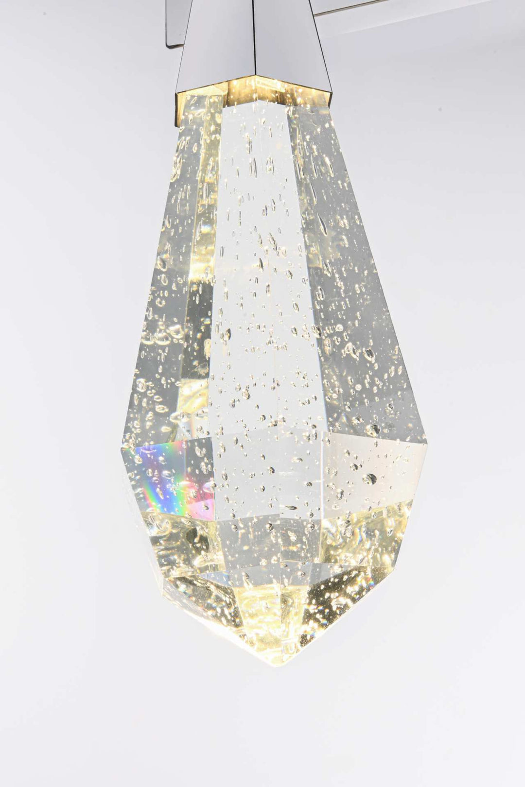 Amora Crystal Wall Sconce by Elegant - view 15