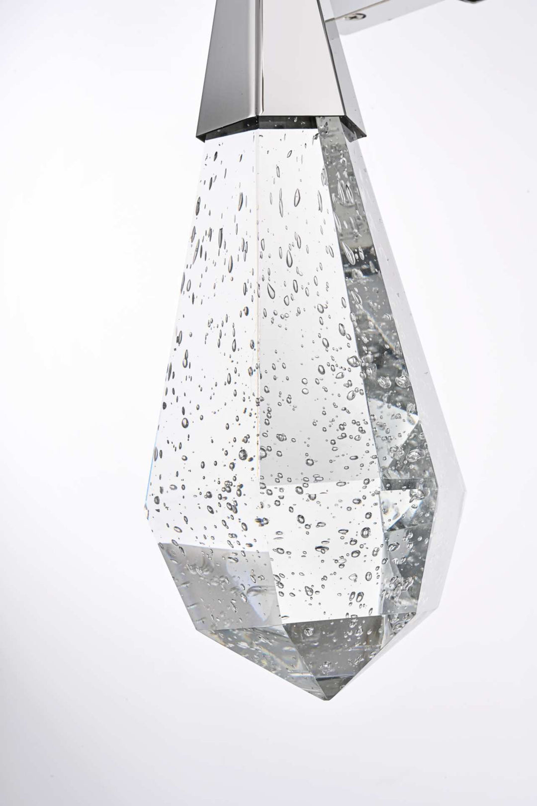 Amora Crystal Wall Sconce by Elegant - view 17