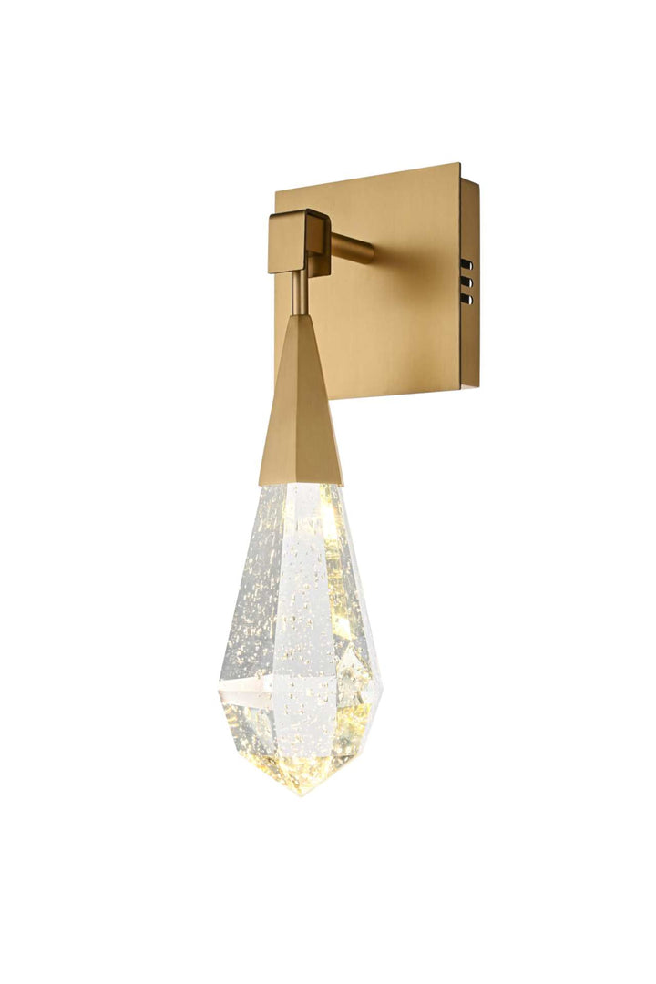 Amora Crystal Wall Sconce by Elegant - view 26
