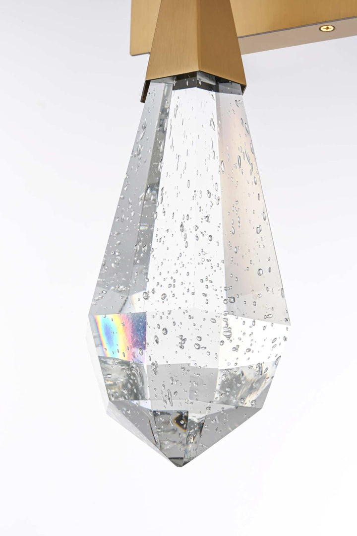 Amora Crystal Wall Sconce by Elegant - view 27