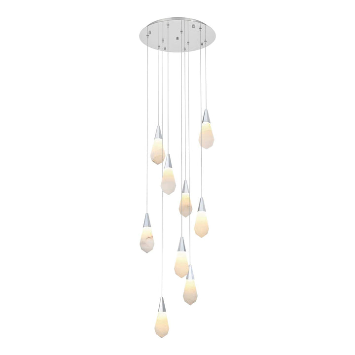 Amora Crystal Pendant in Chrome by Elegant