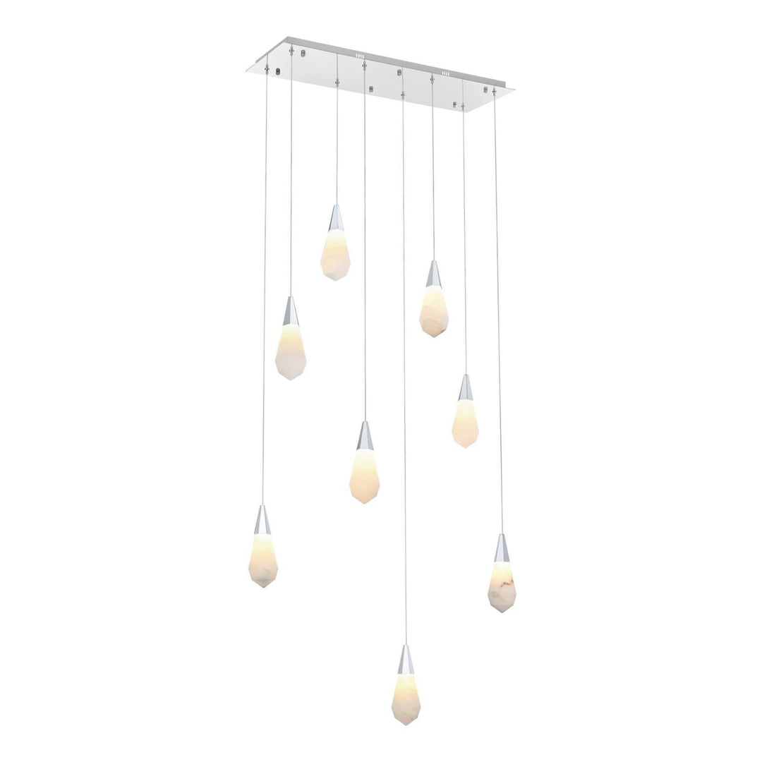 Amora Crystal Pendant in Chrome by Elegant