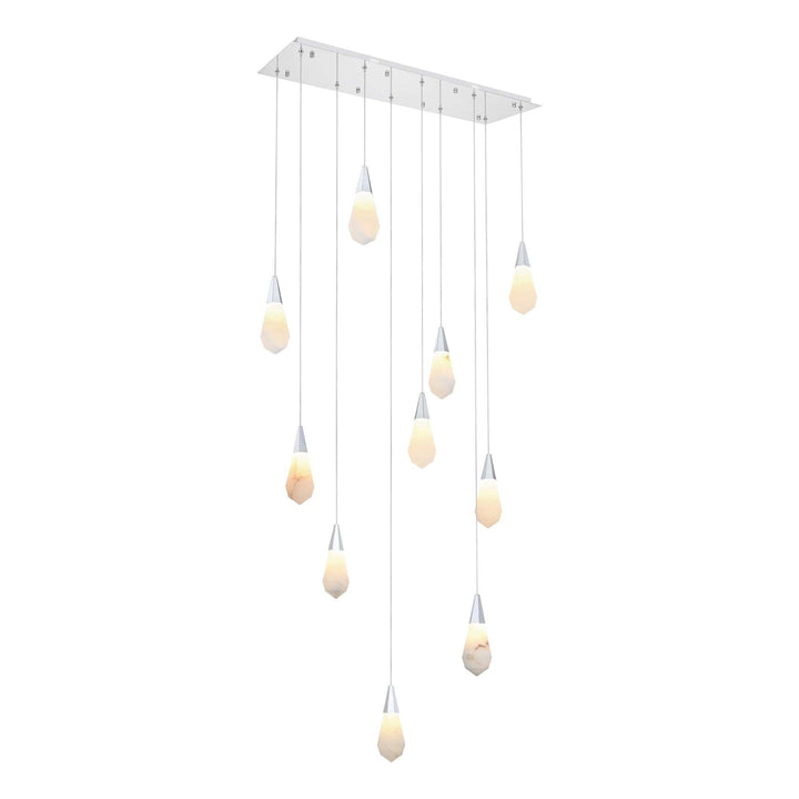 Amora Crystal Pendant in Chrome by Elegant