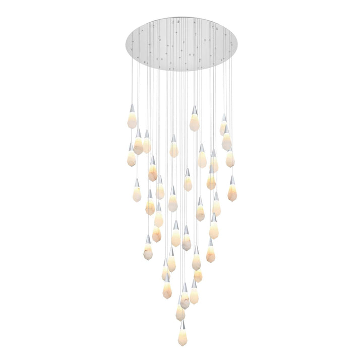 Amora Crystal Chandelier in Chrome by Elegant