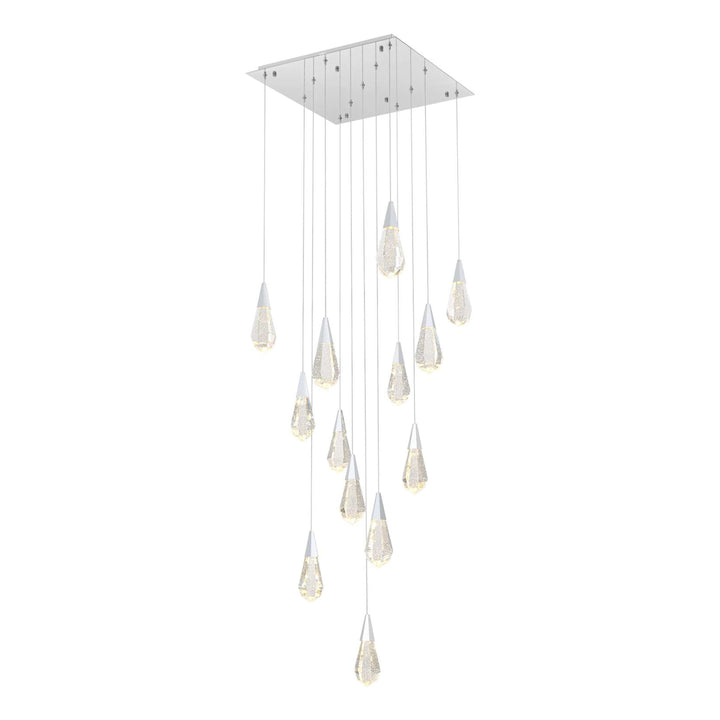 Amora Crystal Pendant in Chrome by Elegant