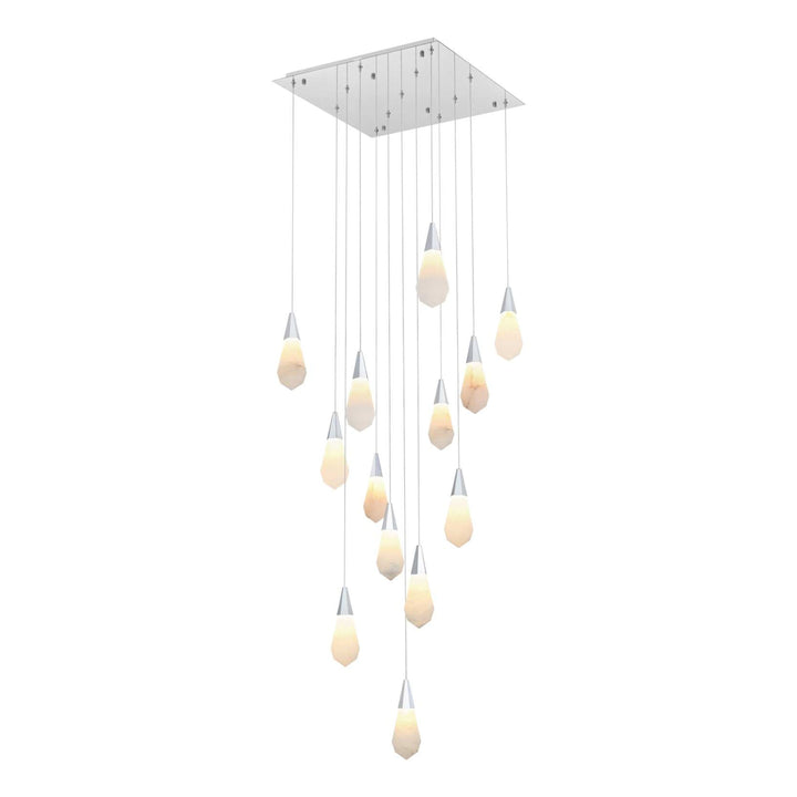 Amora Crystal Pendant in Chrome by Elegant
