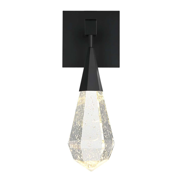 Amora Crystal Wall Sconce in Black by Elegant
