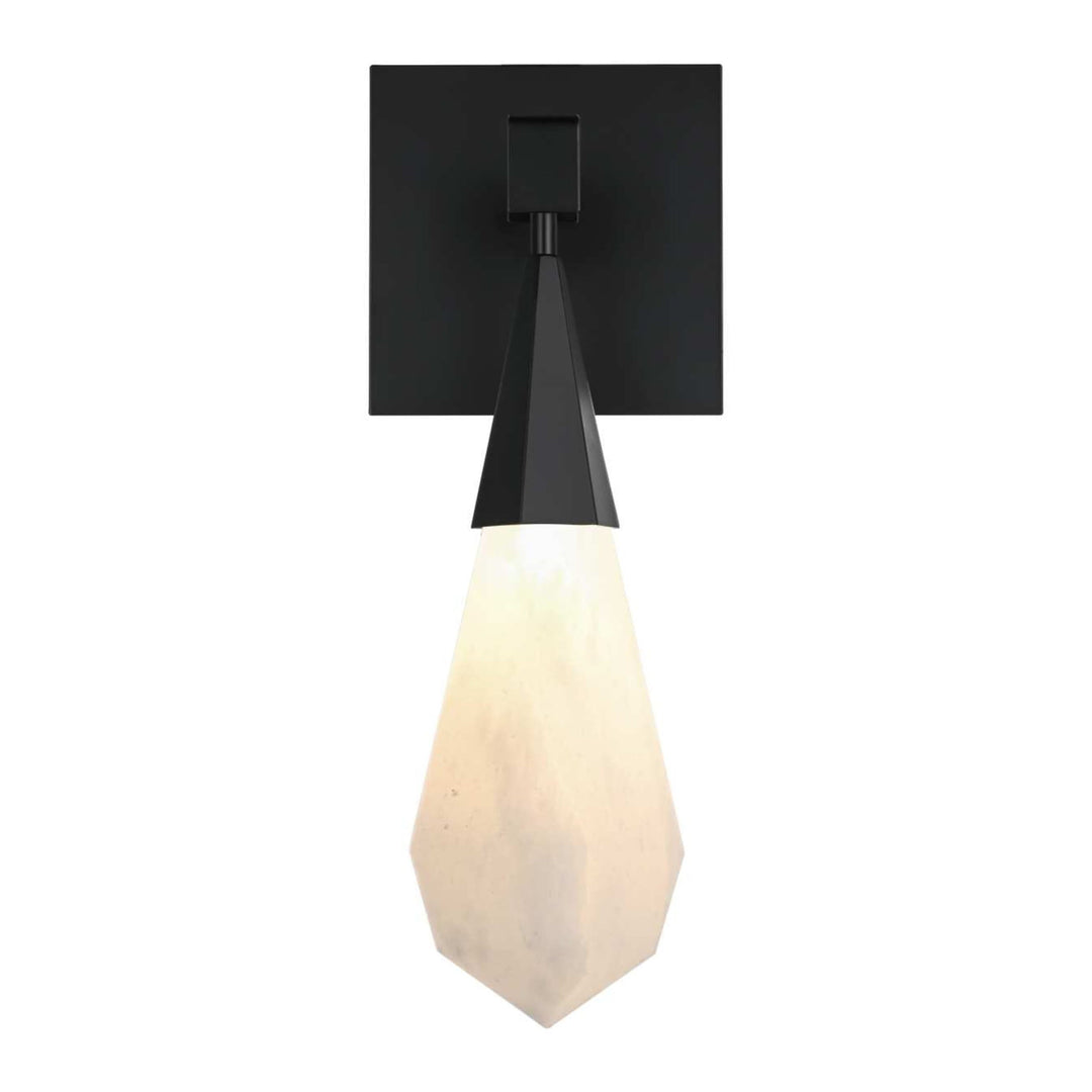 Amora Crystal Wall Sconce in Black by Elegant