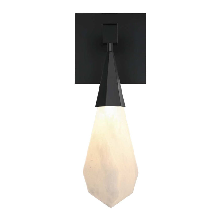 Amora Crystal Wall Sconce in Black by Elegant