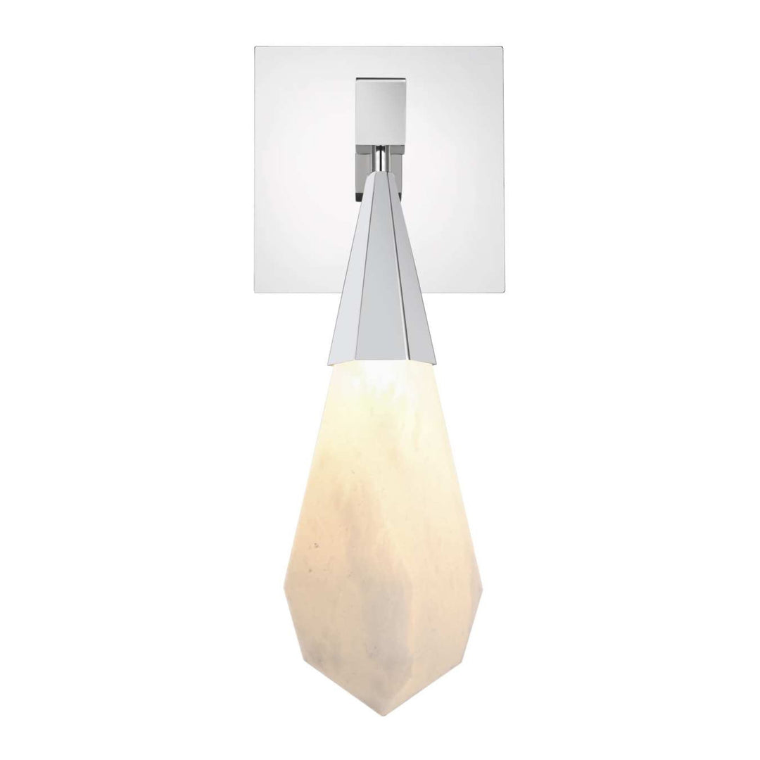 Amora Crystal Wall Sconce in Chrome by Elegant