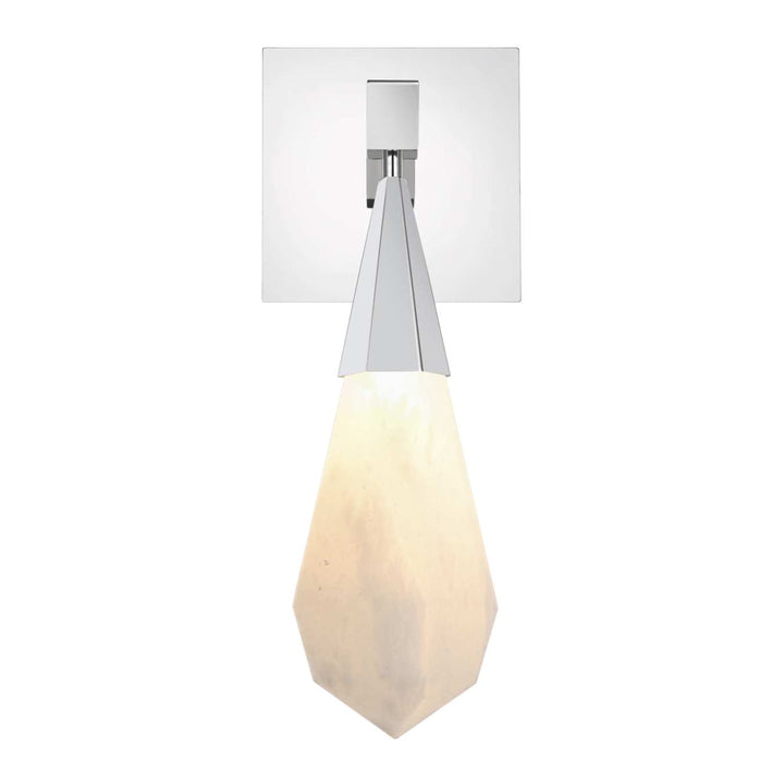 Amora Crystal Wall Sconce in Chrome by Elegant