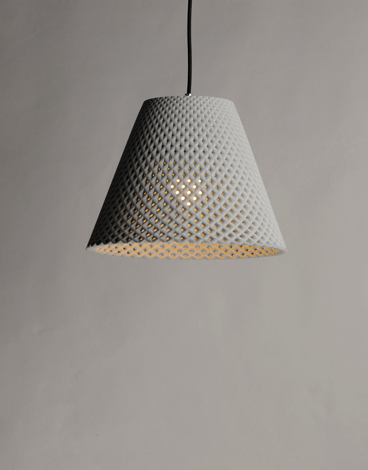 Woven - 1 Light Concrete Pendant