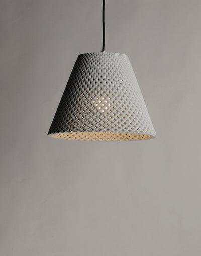 Woven - 1 Light Concrete Pendant