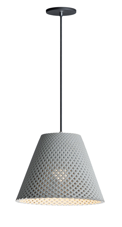 Woven - 1 Light Concrete Pendant