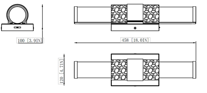 Egon - LED 1 Light Vanity