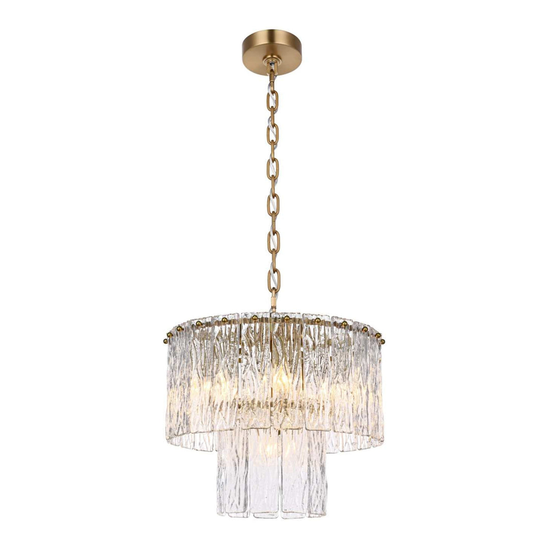 Georgina Chandelier in Satin Gold by Elegant