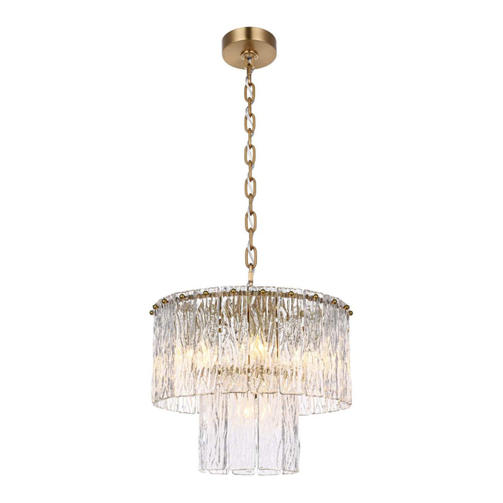 Georgina Chandelier in Satin Gold by Elegant