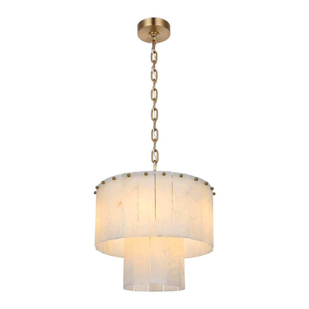 Georgina Chandelier in Satin Gold by Elegant