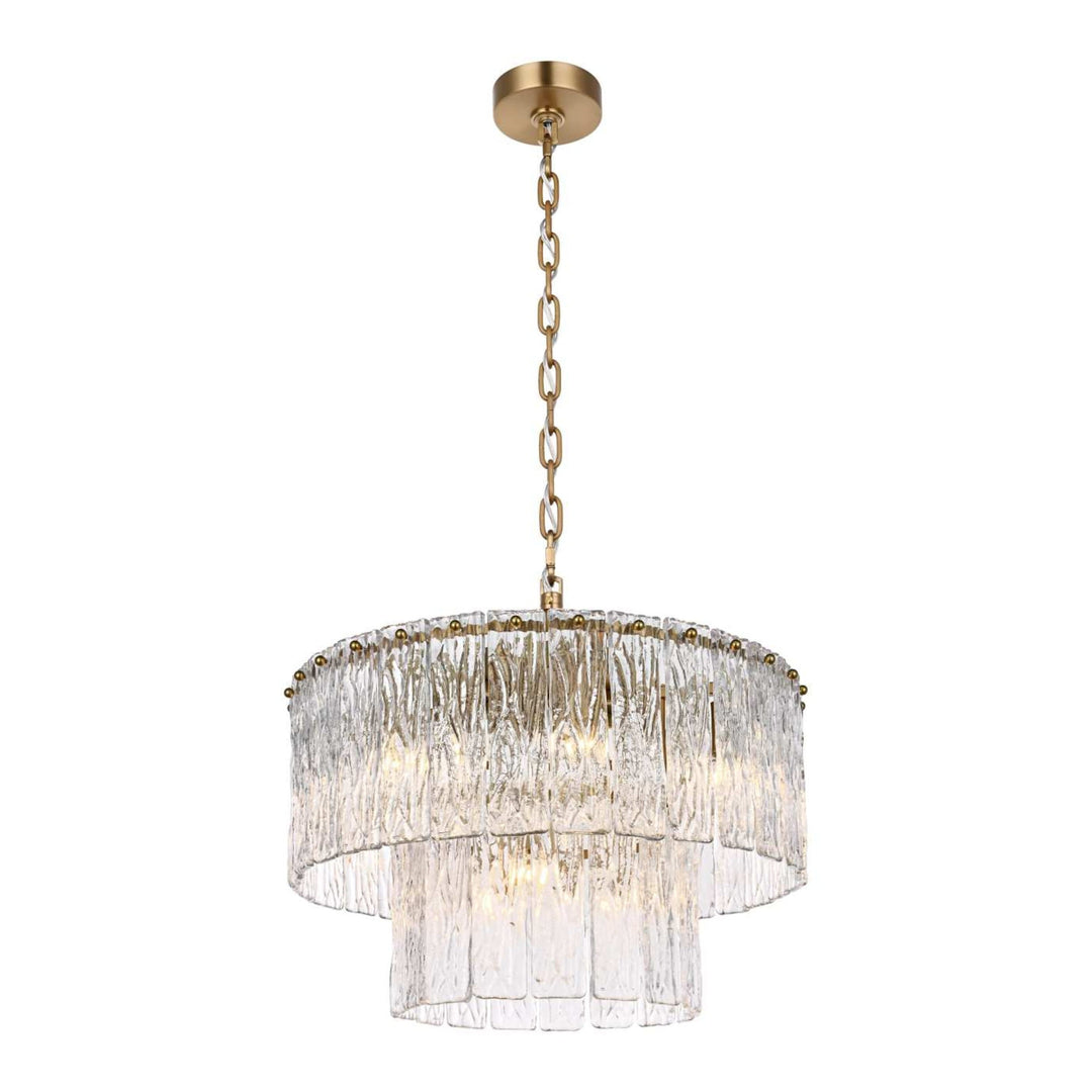Georgina Chandelier in Satin Gold by Elegant