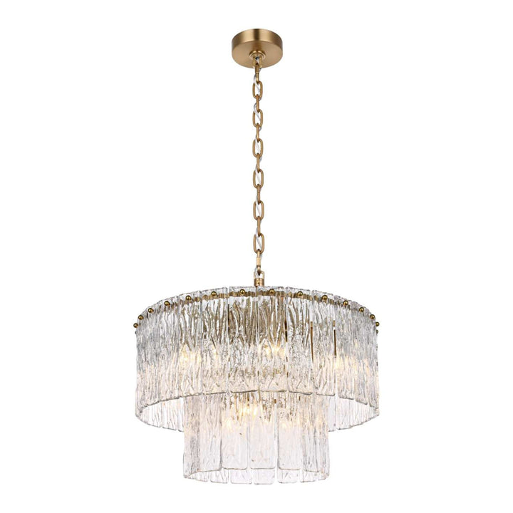 Georgina Chandelier in Satin Gold by Elegant