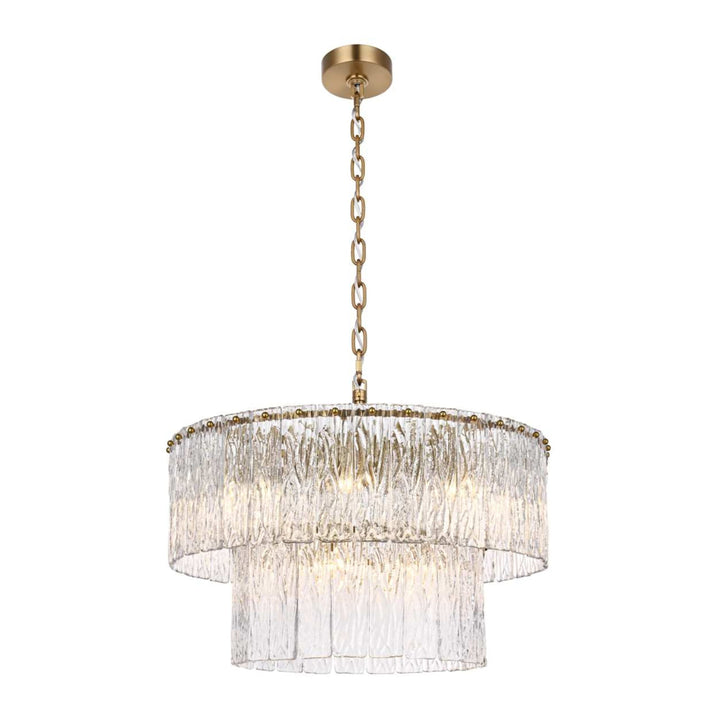 Georgina Chandelier in Satin Gold by Elegant