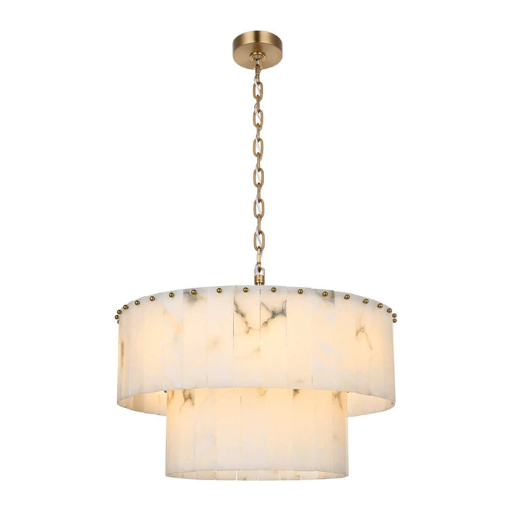 Georgina Chandelier in Satin Gold by Elegant