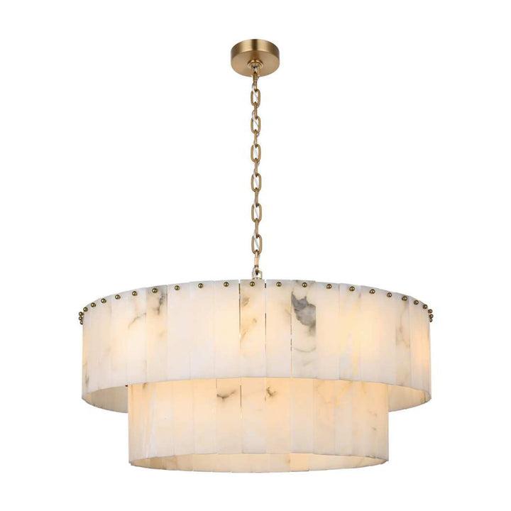 Georgina Chandelier in Satin Gold by Elegant