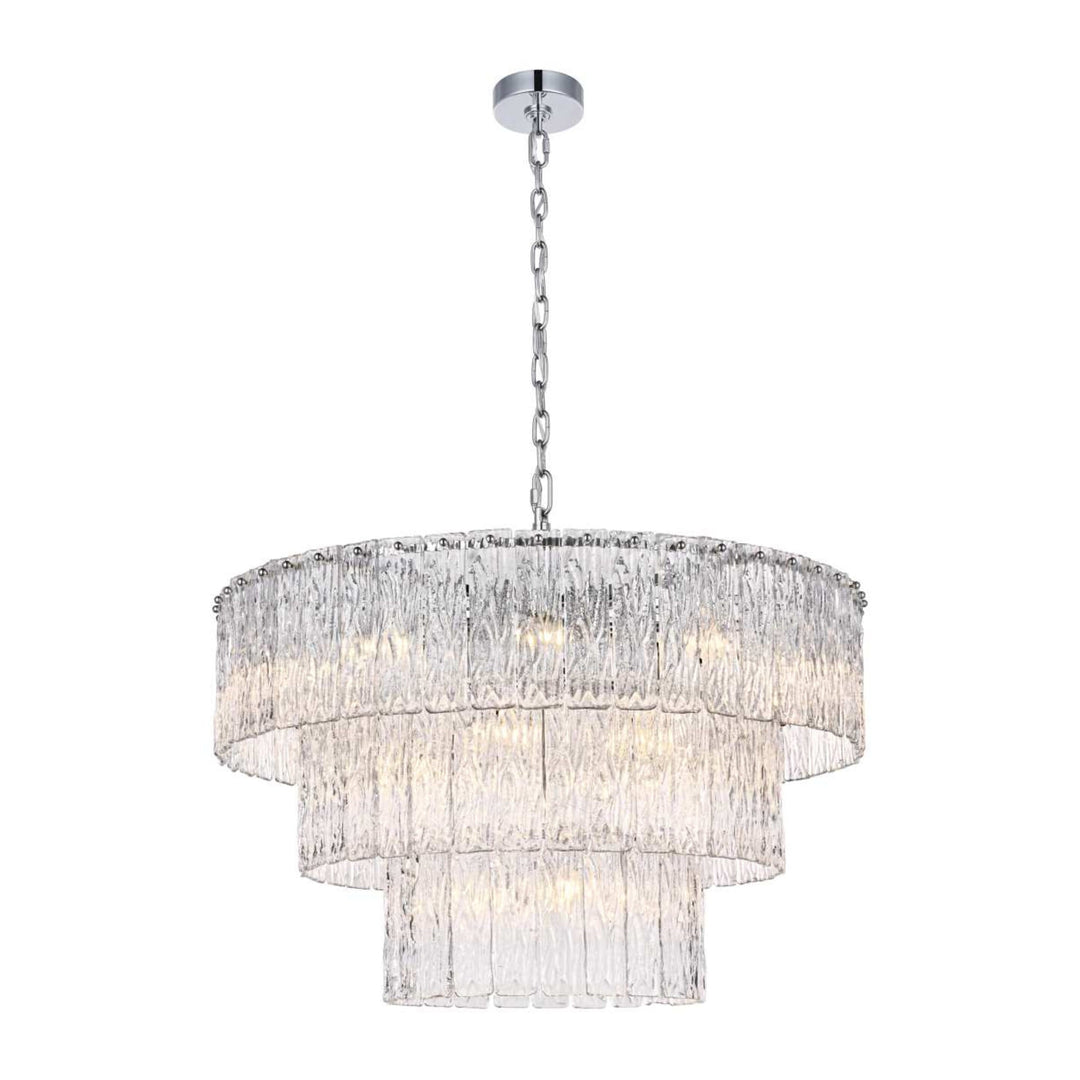 Georgina Chandelier in Chrome by Elegant