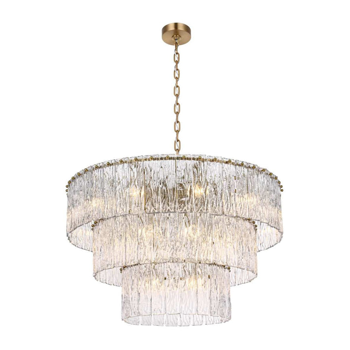 Georgina Chandelier in Satin Gold by Elegant