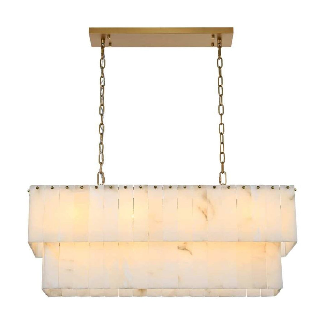 Georgina Chandelier in Satin Gold by Elegant