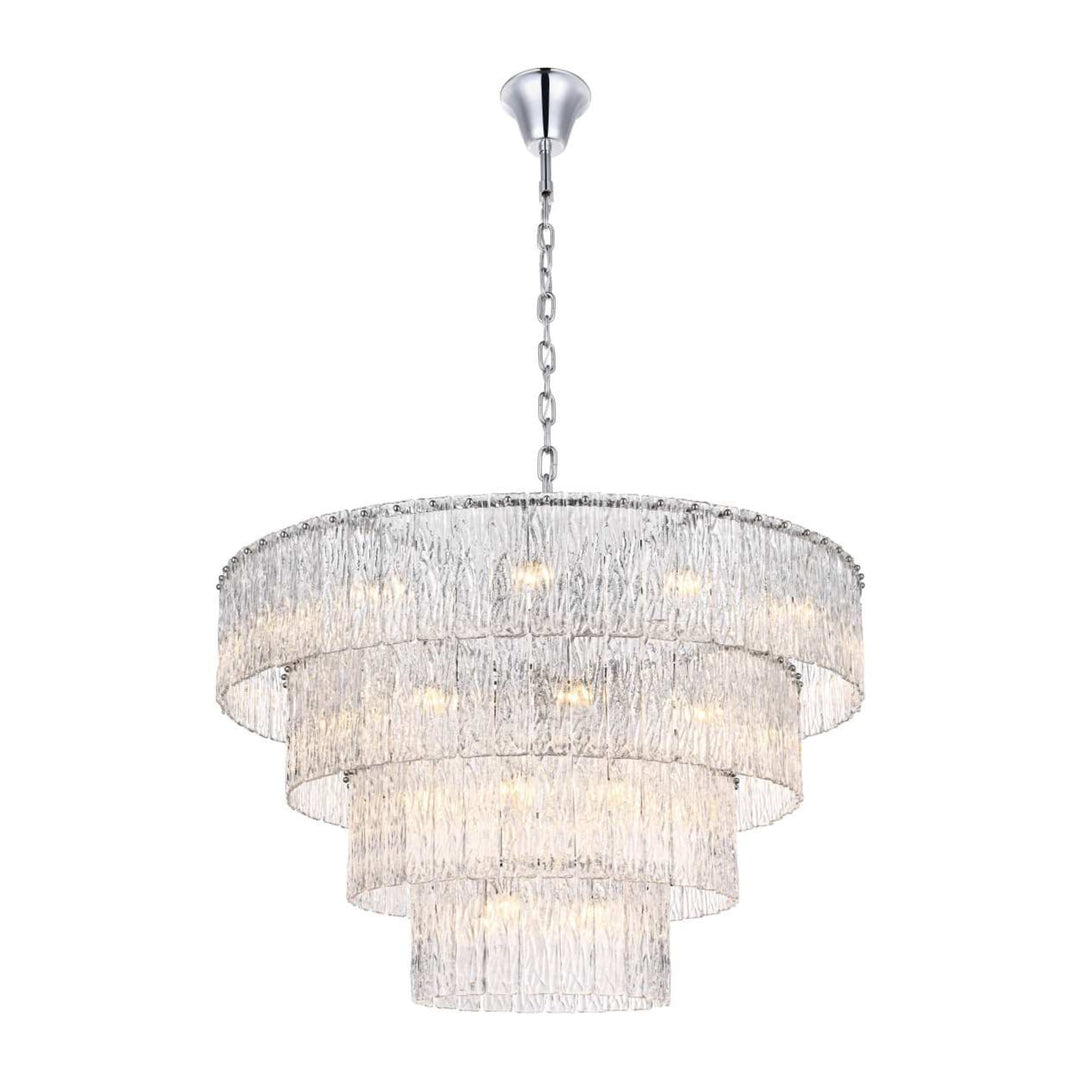 Georgina Chandelier in Chrome by Elegant